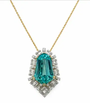 Wish Fine Jewelry 15.95ct Diamond Garnet 14K Gold Dangle Necklace | Thumbnail 1 Wish Fine Jewelry 15.95ct Diamond Garnet 14K Gold Dangle Necklace | Thumbnail 1