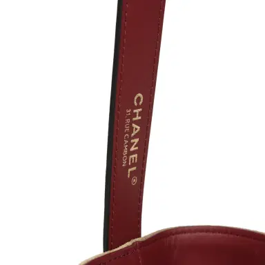 Chanel Chanel "CC Loop" Bucket Bag with Leather Strap Dark Beige Suede, Black Leather Gold Hardware | Thumbnail 9 Chanel Chanel "CC Loop" Bucket Bag with Leather Strap Dark Beige Suede, Black Leather Gold Hardware | Thumbnail 9
