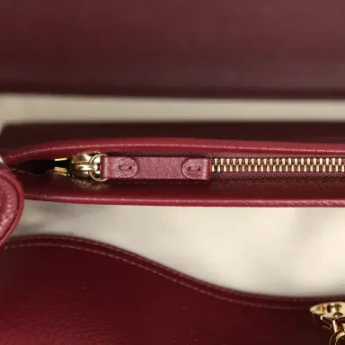 Chanel Chanel Large "Urban Essential" East West Shopping Tote Dark Burgundy Caviar Gold Hardware | Thumbnail 8 Chanel Chanel Large "Urban Essential" East West Shopping Tote Dark Burgundy Caviar Gold Hardware | Thumbnail 8