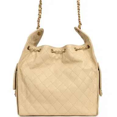 Chanel Chanel Medium 25 Hobo Bag Light Beige Caviar Antique Gold Hardware | Thumbnail 4 Chanel Chanel Medium 25 Hobo Bag Light Beige Caviar Antique Gold Hardware | Thumbnail 4