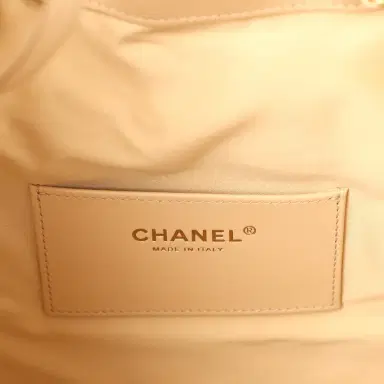 Chanel Chanel Medium 25 Hobo Bag Light Beige Caviar Antique Gold Hardware | Thumbnail 9 Chanel Chanel Medium 25 Hobo Bag Light Beige Caviar Antique Gold Hardware | Thumbnail 9