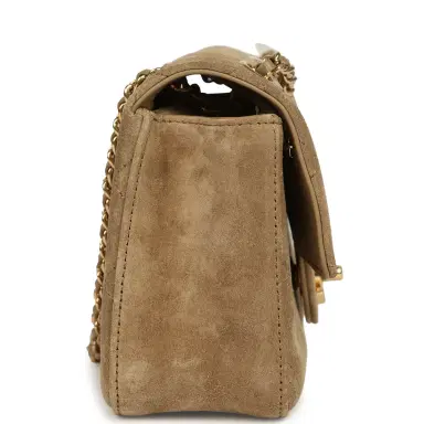 Chanel Chanel Mini "Souplissimo" Flap Bag Beige Suede Gold Hardware | Thumbnail 3 Chanel Chanel Mini "Souplissimo" Flap Bag Beige Suede Gold Hardware | Thumbnail 3