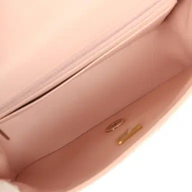 Chanel Chanel Mini Classic Rectangular Flap Bag Light Pink Lambskin Light Gold Hardware | Thumbnail 8 Chanel Chanel Mini Classic Rectangular Flap Bag Light Pink Lambskin Light Gold Hardware | Thumbnail 8