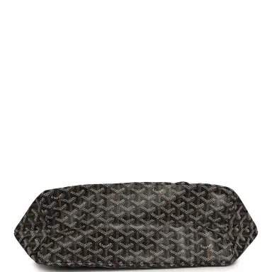 goyard Goyard Goyardine Black Saint Louis PM Tote Bag Palladium Hardware | Thumbnail 6 goyard Goyard Goyardine Black Saint Louis PM Tote Bag Palladium Hardware | Thumbnail 6