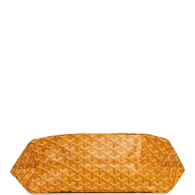 goyard Goyard Goyardine Yellow Hand Painted "Butterfly" Saint Louis PM Tote Palladium Hardware | Thumbnail 6 goyard Goyard Goyardine Yellow Hand Painted "Butterfly" Saint Louis PM Tote Palladium Hardware | Thumbnail 6