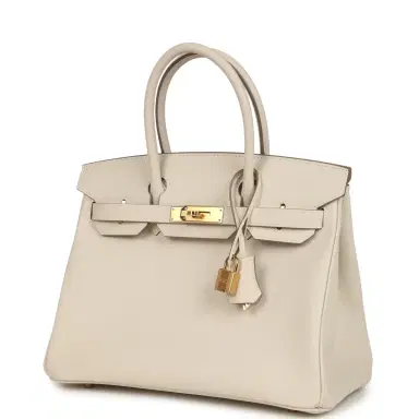 HERMÈS Hermes Birkin 30 Craie Epsom Gold Hardware | Thumbnail 5 HERMÈS Hermes Birkin 30 Craie Epsom Gold Hardware | Thumbnail 5