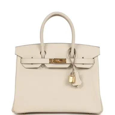 HERMÈS Hermes Birkin 30 Craie Epsom Gold Hardware | Thumbnail 1 HERMÈS Hermes Birkin 30 Craie Epsom Gold Hardware | Thumbnail 1