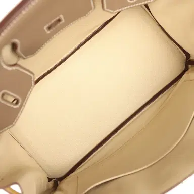 Madison Avenue Couture Pre-owned Hermes Special Order (HSS) Birkin 30 Gris Tourterelle, Etoupe, Parchemin Togo Palladium Hardware | Thumbnail 8 Madison Avenue Couture Pre-owned Hermes Special Order (HSS) Birkin 30 Gris Tourterelle, Etoupe, Parchemin Togo Palladium Hardware | Thumbnail 8