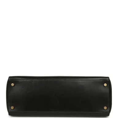 HERMÈS Vintage Hermes Kelly Retourne 32 Black Box Gold Hardware | Thumbnail 6 HERMÈS Vintage Hermes Kelly Retourne 32 Black Box Gold Hardware | Thumbnail 6