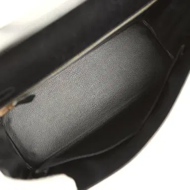 HERMÈS Vintage Hermes Kelly Retourne 32 Black Box Gold Hardware | Thumbnail 8 HERMÈS Vintage Hermes Kelly Retourne 32 Black Box Gold Hardware | Thumbnail 8