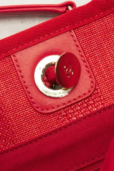 chanel Chanel Small Deauville Tote Bag | Thumbnail 7 chanel Chanel Small Deauville Tote Bag | Thumbnail 7