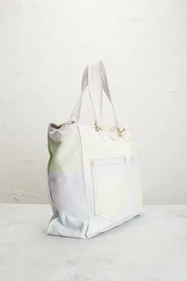 chanel Chanel Denim Double Pocket Tote Bag | Thumbnail 4 chanel Chanel Denim Double Pocket Tote Bag | Thumbnail 4