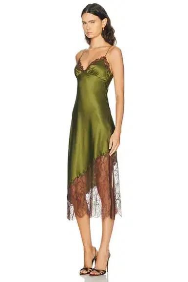 Staud Lara Silk Dress | Thumbnail 3 Staud Lara Silk Dress | Thumbnail 3