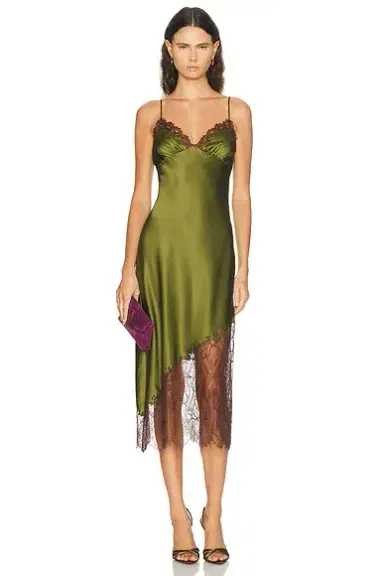 Staud Lara Silk Dress | Thumbnail 1 Staud Lara Silk Dress | Thumbnail 1