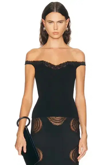 Self-Portrait Knitted Lace Top | Thumbnail 1 Self-Portrait Knitted Lace Top | Thumbnail 1