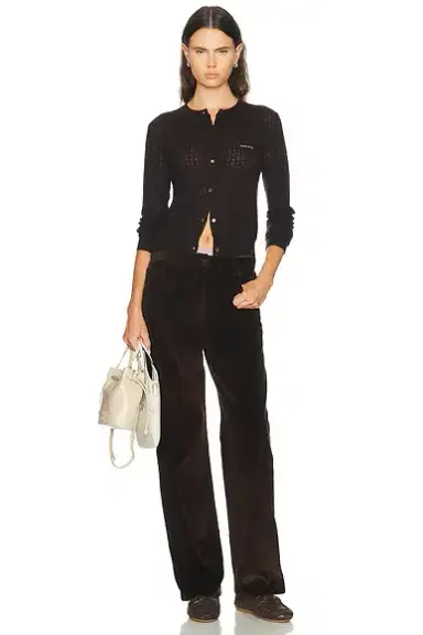 Miu Miu Cashmere Silk Pizzo Cardigan | Thumbnail 4 Miu Miu Cashmere Silk Pizzo Cardigan | Thumbnail 4