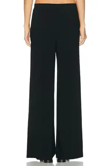 Norma Kamali Flat Front Wide Pant | Thumbnail 4 Norma Kamali Flat Front Wide Pant | Thumbnail 4