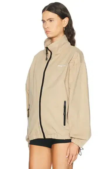 Miu Miu Gabardine Old Jacket | Thumbnail 3 Miu Miu Gabardine Old Jacket | Thumbnail 3