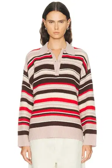 Sablyn Billie Relaxed Collared Sweater | Thumbnail 1 Sablyn Billie Relaxed Collared Sweater | Thumbnail 1