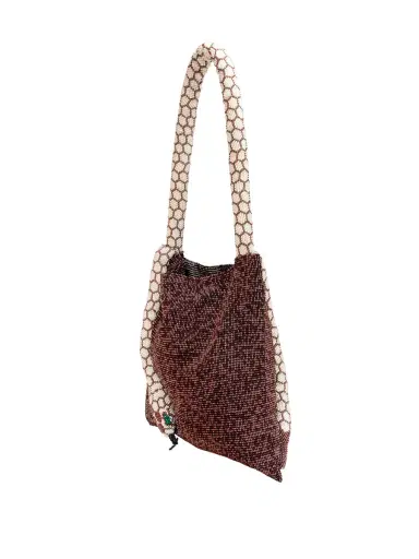 SAC DE SOUL Burgundy and Cream Large Serpent Bag | Thumbnail 2 SAC DE SOUL Burgundy and Cream Large Serpent Bag | Thumbnail 2