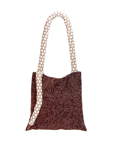 SAC DE SOUL Burgundy and Cream Large Serpent Bag | Thumbnail 3 SAC DE SOUL Burgundy and Cream Large Serpent Bag | Thumbnail 3