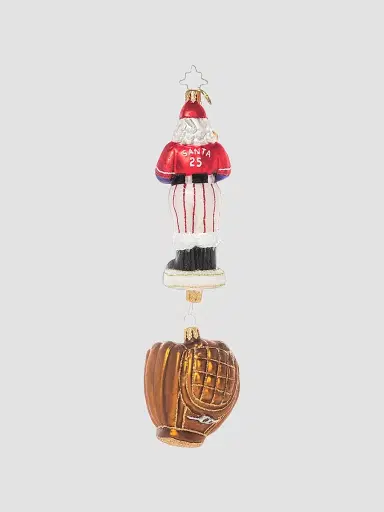 Christopher Radko Slugger Santa Glass Ornament | Thumbnail 2 Christopher Radko Slugger Santa Glass Ornament | Thumbnail 2