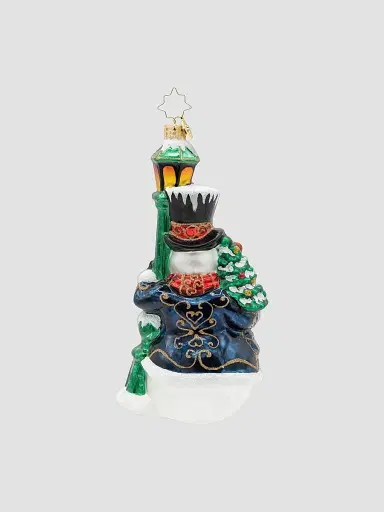 Christopher Radko The Holiday Gentlemen Glass Snowman Ornament | Thumbnail 2 Christopher Radko The Holiday Gentlemen Glass Snowman Ornament | Thumbnail 2