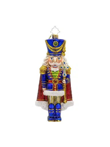 Christopher Radko Long Coat Nutcracker Glass Ornament | Thumbnail 1 Christopher Radko Long Coat Nutcracker Glass Ornament | Thumbnail 1