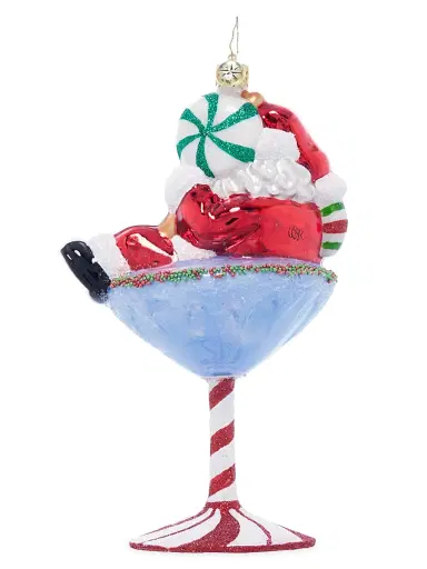 Christopher Radko Santa-Tini Ornament | Thumbnail 2 Christopher Radko Santa-Tini Ornament | Thumbnail 2