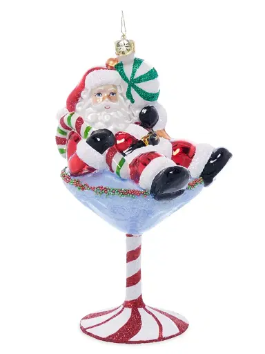 Christopher Radko Santa-Tini Ornament | Thumbnail 1 Christopher Radko Santa-Tini Ornament | Thumbnail 1