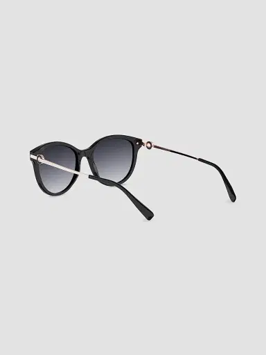 BVLGARI Women's 54MM Round Sunglasses - Black Grey | Thumbnail 4 BVLGARI Women's 54MM Round Sunglasses - Black Grey | Thumbnail 4