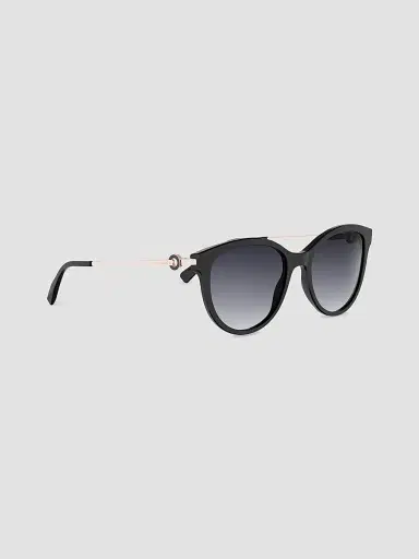 BVLGARI Women's 54MM Round Sunglasses - Black Grey | Thumbnail 8 BVLGARI Women's 54MM Round Sunglasses - Black Grey | Thumbnail 8