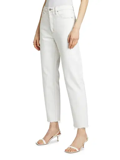 Frame Women's Le Mec High-Rise Tapered Jeans | Thumbnail 4 Frame Women's Le Mec High-Rise Tapered Jeans | Thumbnail 4