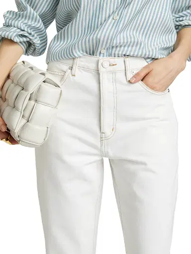 Frame Women's Le Mec High-Rise Tapered Jeans | Thumbnail 6 Frame Women's Le Mec High-Rise Tapered Jeans | Thumbnail 6