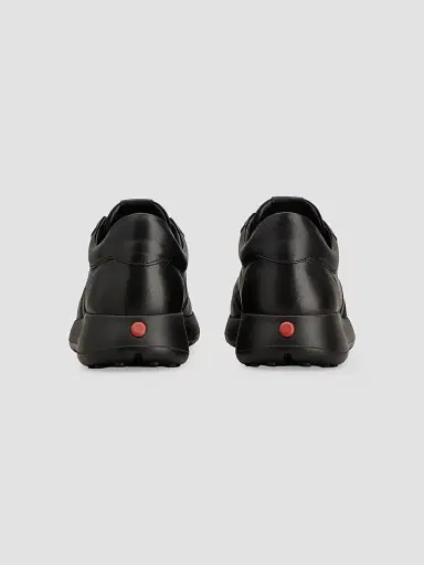 Tod's Men's Sportivo Allacciato Leather Low-Top Sneakers - Black | Thumbnail 3 Tod's Men's Sportivo Allacciato Leather Low-Top Sneakers - Black | Thumbnail 3