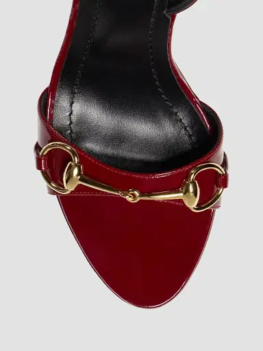 Gucci Women's Donna 105MM Horsebit Platform Sandal - Anemone | Thumbnail 4 Gucci Women's Donna 105MM Horsebit Platform Sandal - Anemone | Thumbnail 4