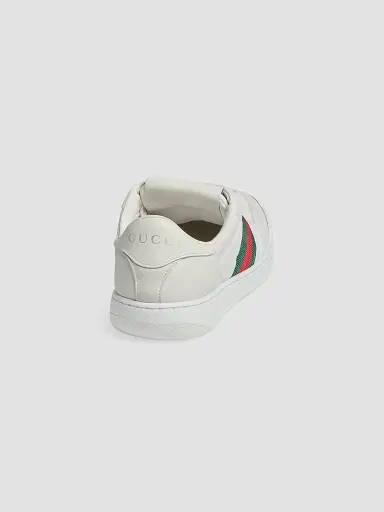 Gucci Women's Screener Side-Striped Low-Top Sneakers - White | Thumbnail 3 Gucci Women's Screener Side-Striped Low-Top Sneakers - White | Thumbnail 3