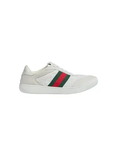 Gucci Women's Screener Side-Striped Low-Top Sneakers - White | Thumbnail 1 Gucci Women's Screener Side-Striped Low-Top Sneakers - White | Thumbnail 1