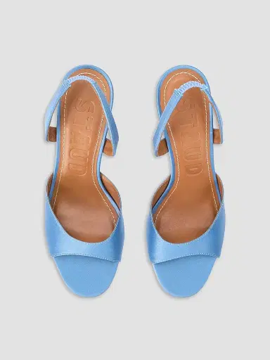 Staud Women's Brigitte 65MM Satin Heels | Thumbnail 4 Staud Women's Brigitte 65MM Satin Heels | Thumbnail 4