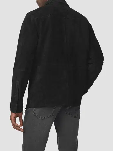Joe's Jeans Men's Suede Shirt Jacket - Black - Size XXL | Thumbnail 3 Joe's Jeans Men's Suede Shirt Jacket - Black - Size XXL | Thumbnail 3