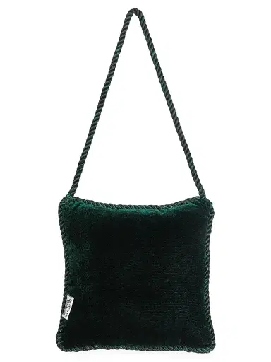 Sudha Pennathur Merry & Bright Beaded Velvet Door-Knocker Ornament - Green | Thumbnail 2 Sudha Pennathur Merry & Bright Beaded Velvet Door-Knocker Ornament - Green | Thumbnail 2