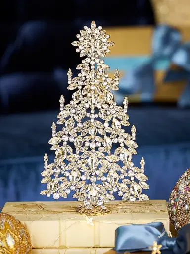 Exclusively Ours Intricate Crystal Christmas Tree Decoration | Thumbnail 2 Exclusively Ours Intricate Crystal Christmas Tree Decoration | Thumbnail 2