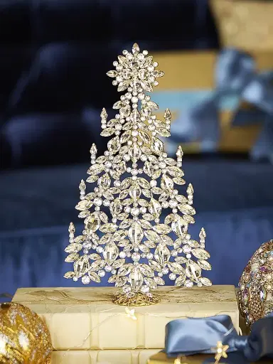 Exclusively Ours Intricate Crystal Christmas Tree Decoration | Thumbnail 1 Exclusively Ours Intricate Crystal Christmas Tree Decoration | Thumbnail 1