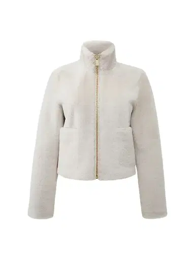 Gorski Women's Merino Shearling Lamb Coat - Cream - Size Large | Thumbnail 1 Gorski Women's Merino Shearling Lamb Coat - Cream - Size Large | Thumbnail 1