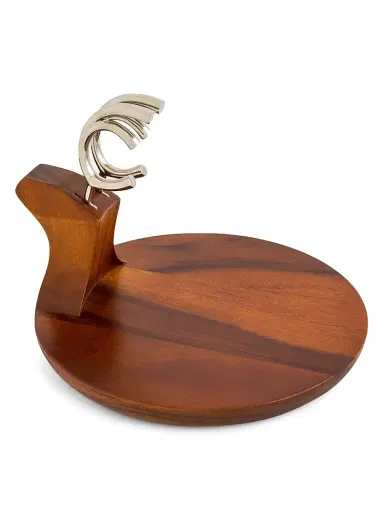 Nambé Acacia Wood Reindeer Platter - Brown | Thumbnail 2 Nambé Acacia Wood Reindeer Platter - Brown | Thumbnail 2