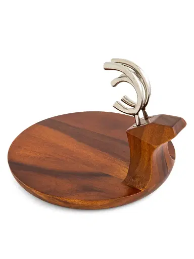 Nambé Acacia Wood Reindeer Platter - Brown | Thumbnail 1 Nambé Acacia Wood Reindeer Platter - Brown | Thumbnail 1