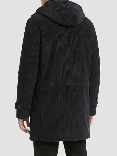 Gorski Men's Embossed Merino Shearling Lamb Jacket - Black | Thumbnail 5 Gorski Men's Embossed Merino Shearling Lamb Jacket - Black | Thumbnail 5
