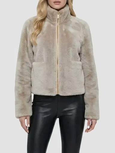 Gorski Women's Merino Shearling Lamb Coat - Sand - Size XL | Thumbnail 3 Gorski Women's Merino Shearling Lamb Coat - Sand - Size XL | Thumbnail 3