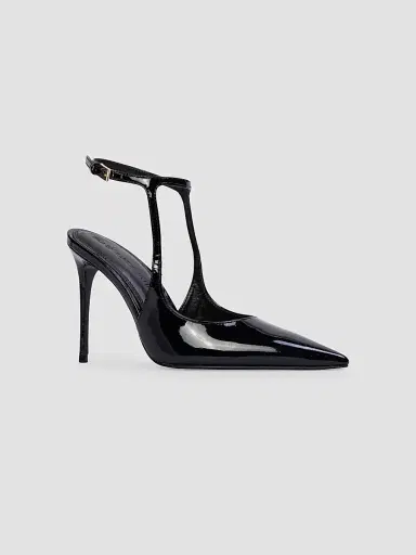Black Suede Studio Women's Runa 100MM Pumps - Black Patent Leather - Size 12 | Thumbnail 2 Black Suede Studio Women's Runa 100MM Pumps - Black Patent Leather - Size 12 | Thumbnail 2