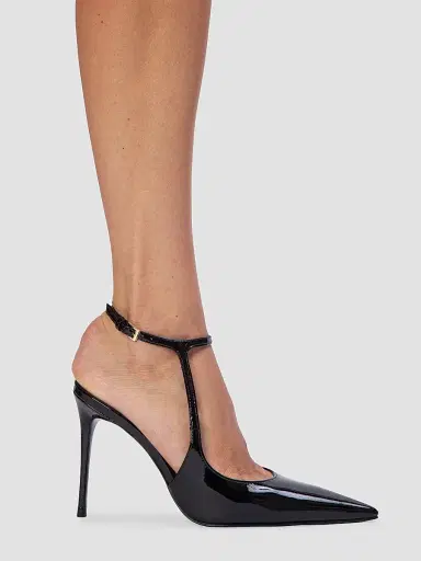 Black Suede Studio Women's Runa 100MM Pumps - Black Patent Leather - Size 12 | Thumbnail 5 Black Suede Studio Women's Runa 100MM Pumps - Black Patent Leather - Size 12 | Thumbnail 5